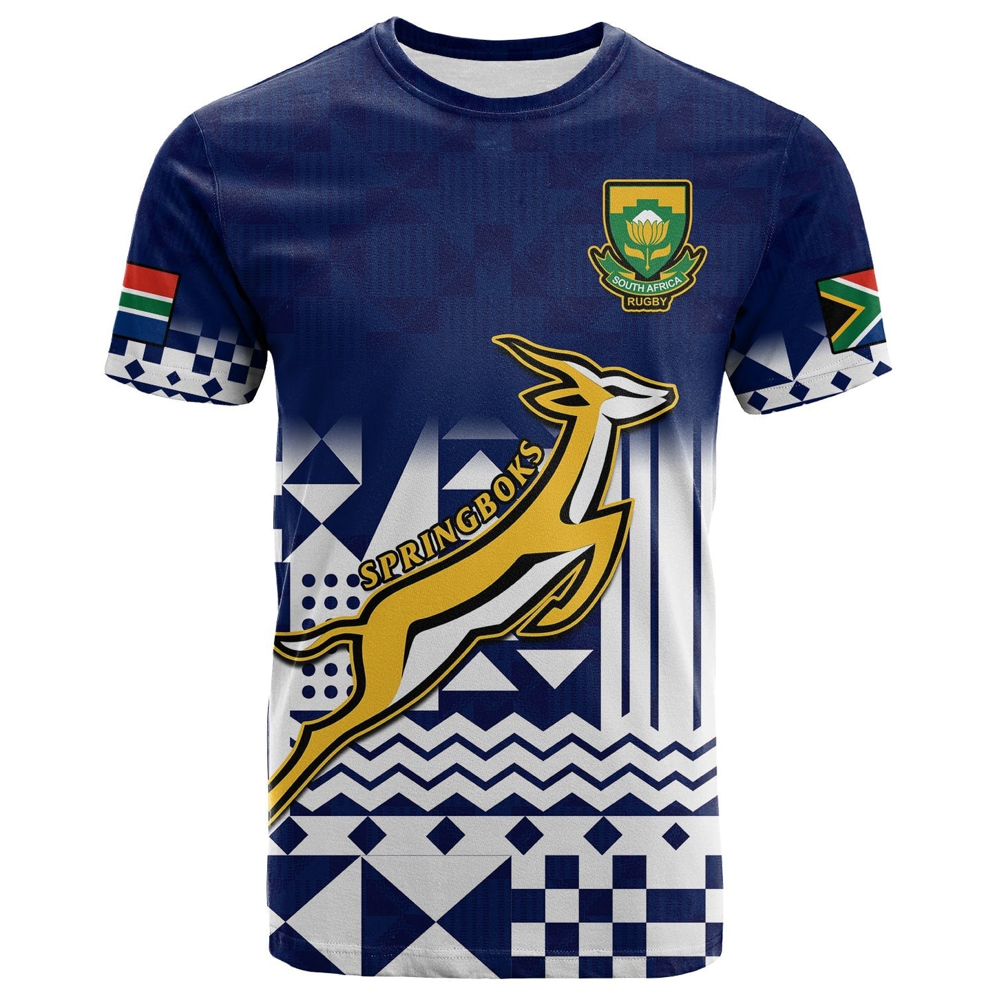 South Africa Rugby T Shirt Outgoing Tour Go Springboks