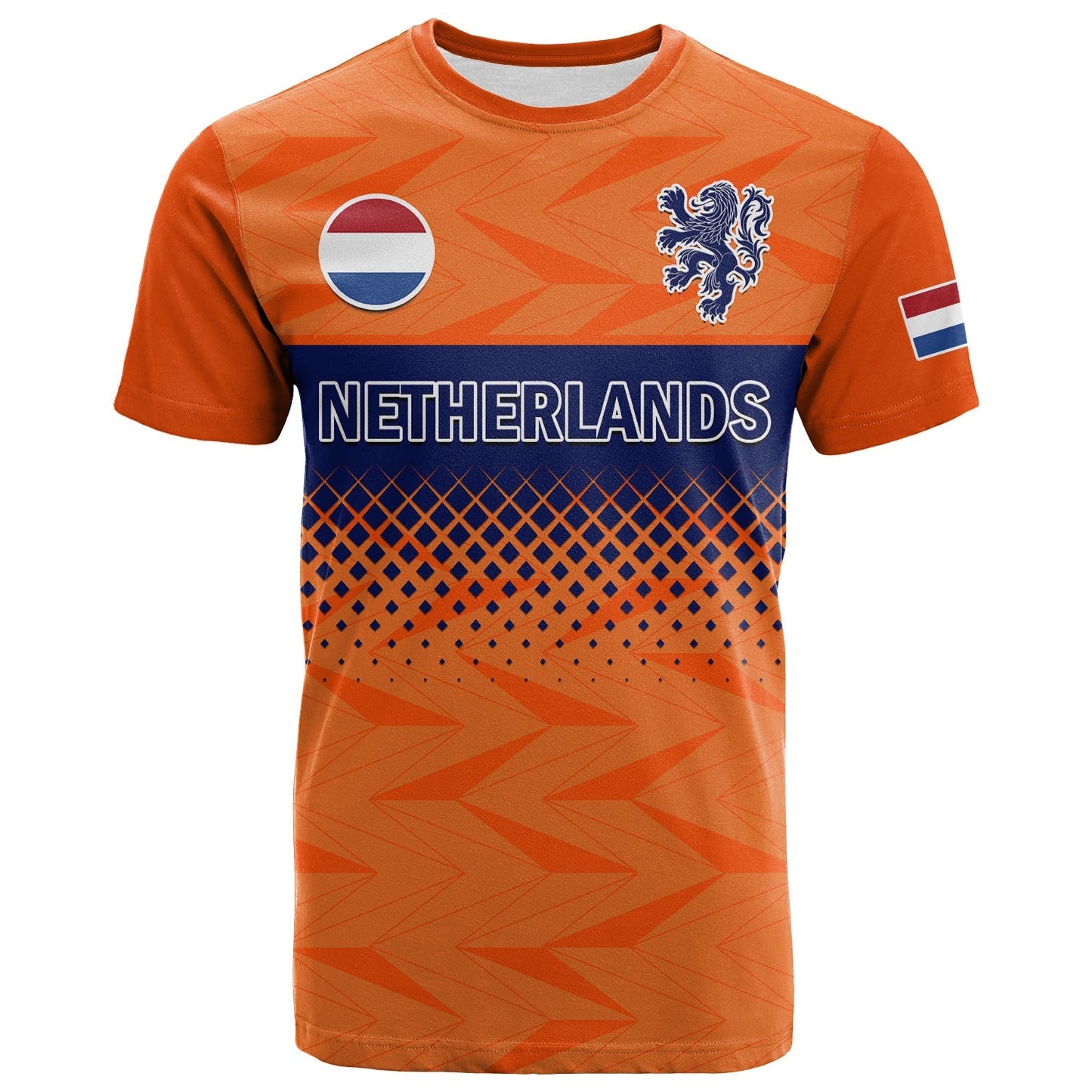 Custom Netherlands Football T Shirt Holland World Cup 2022