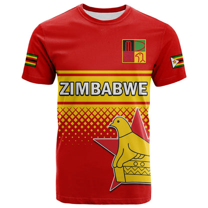 Zimbabwe Cricket T Shirt The Chevrons ODI Style