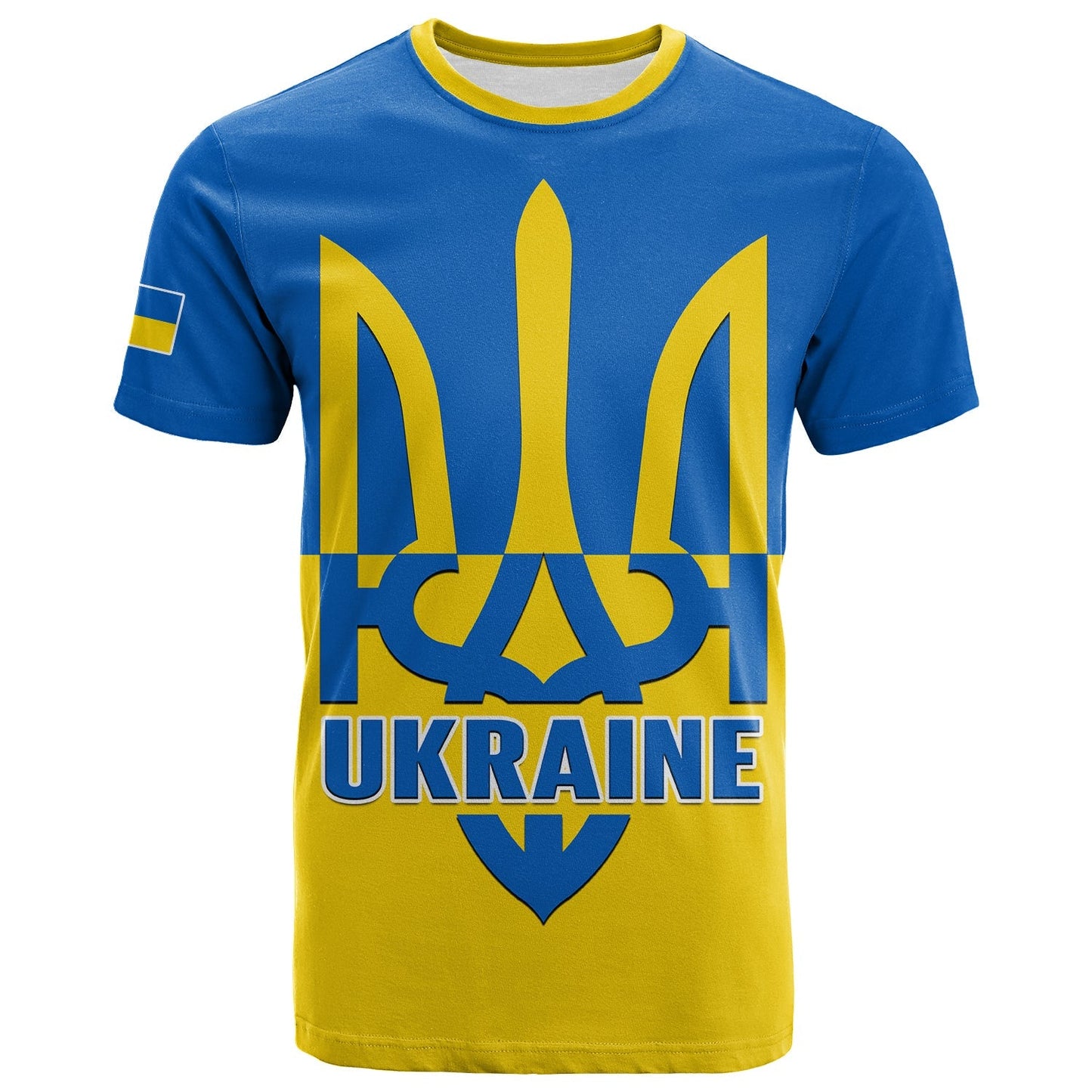 Custom Ukraine T Shirt Stand With Ukrainian Simple Style