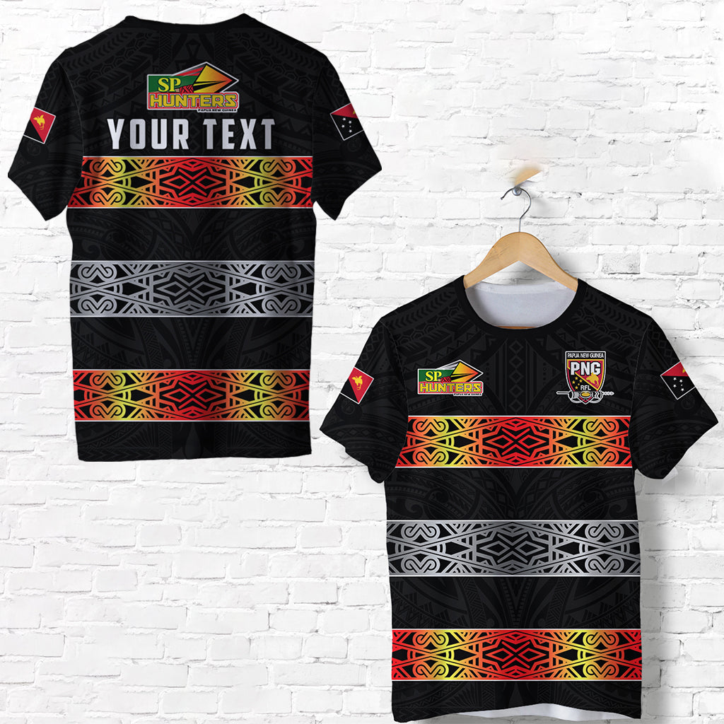 Custom Personalised The Hunters Png T Shirt Papua New Guinea Hunters Rugby