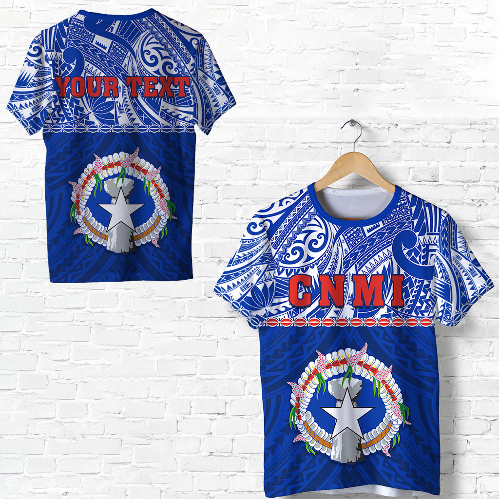 (Custom Personalised) Northern Mariana Islands T Shirt Polynesian CNMI Coat of Arms