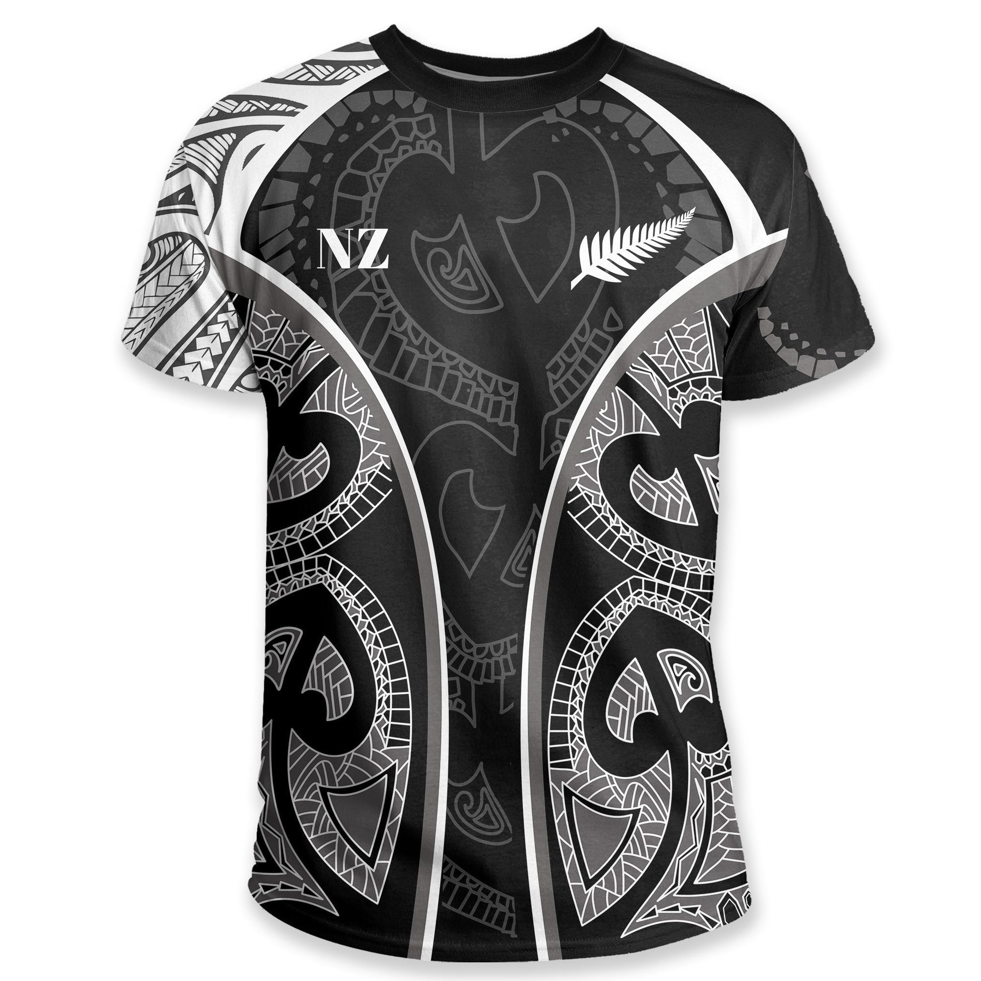 Maori Ta Moko Tattoo T Shirt, Rugby Shirt
