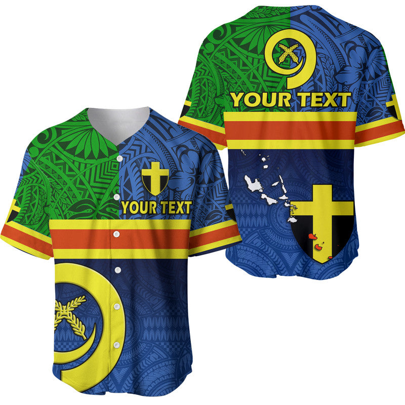 (Custom Personalised) Vanuatu Tafea Province Day Baseball Jersey Tafea Flag Color Style