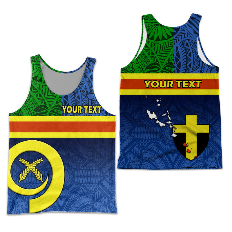 Custom Personalised Vanuatu Tafea Province Day Men Tank Top Tafea Flag Color Style