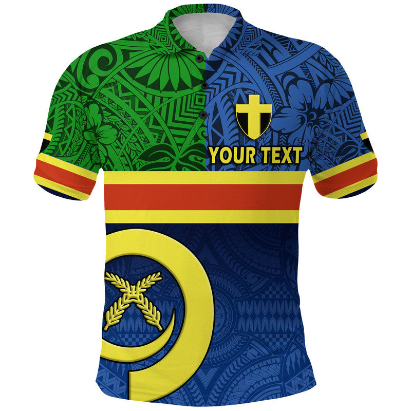 Custom Personalised Vanuatu Tafea Province Day Polo Shirt Tafea Flag Color Style