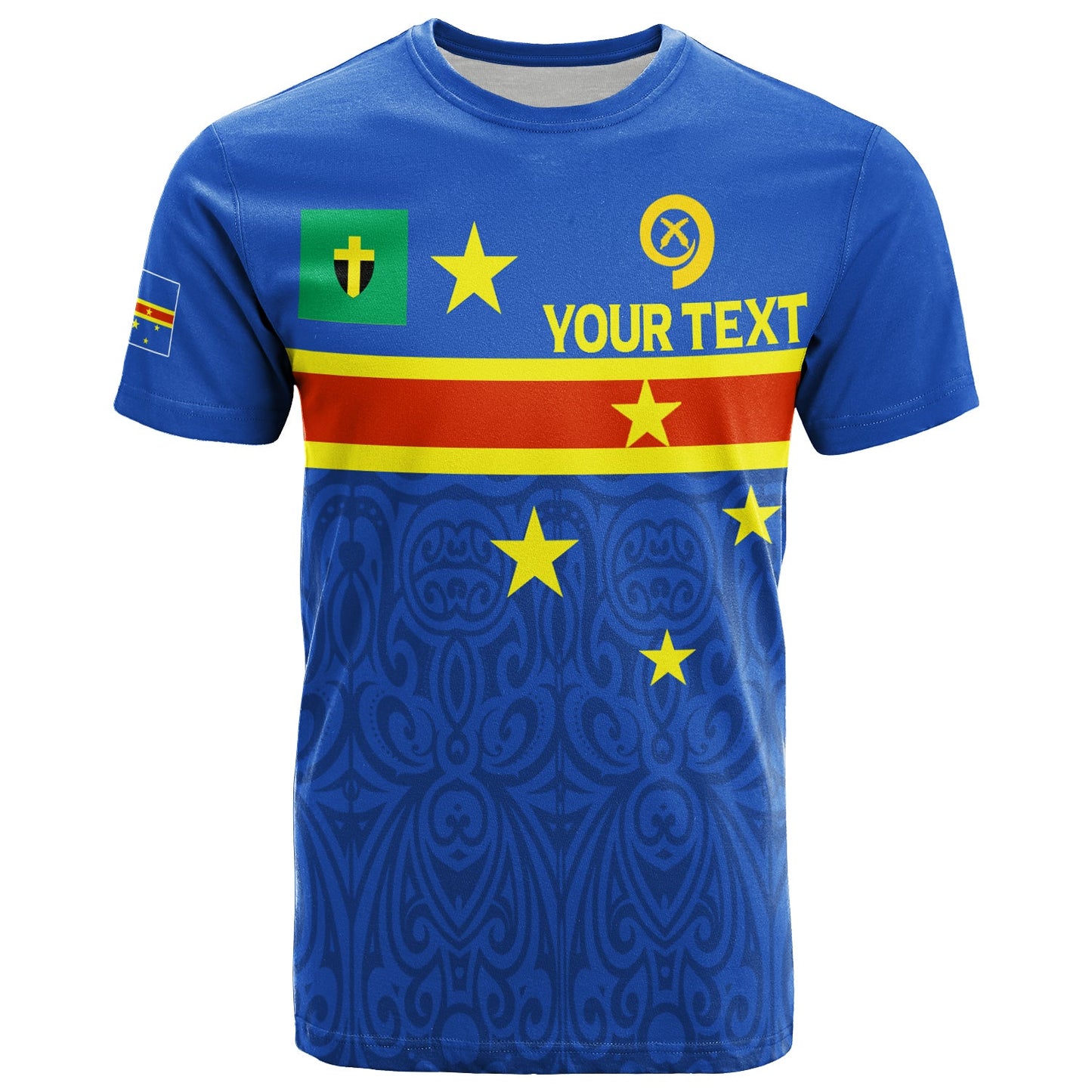 (Custom Personalised) Vanuatu Tafea Province T Shirt Flag Style 2