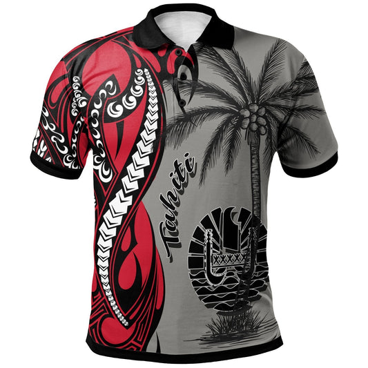 Tahiti Polo Shirt - Classical Coconut Tree