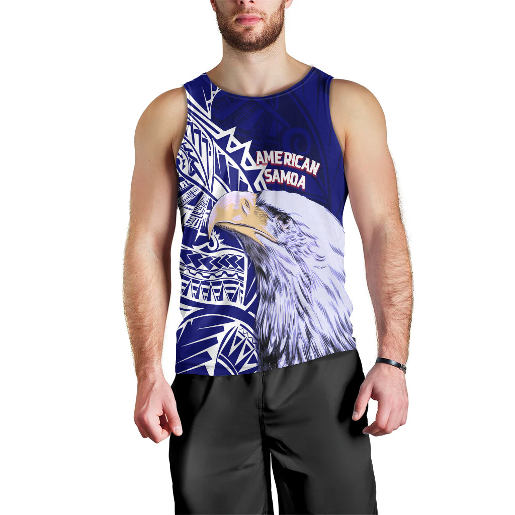American Samoa Men Tank Top Bald Eagle
