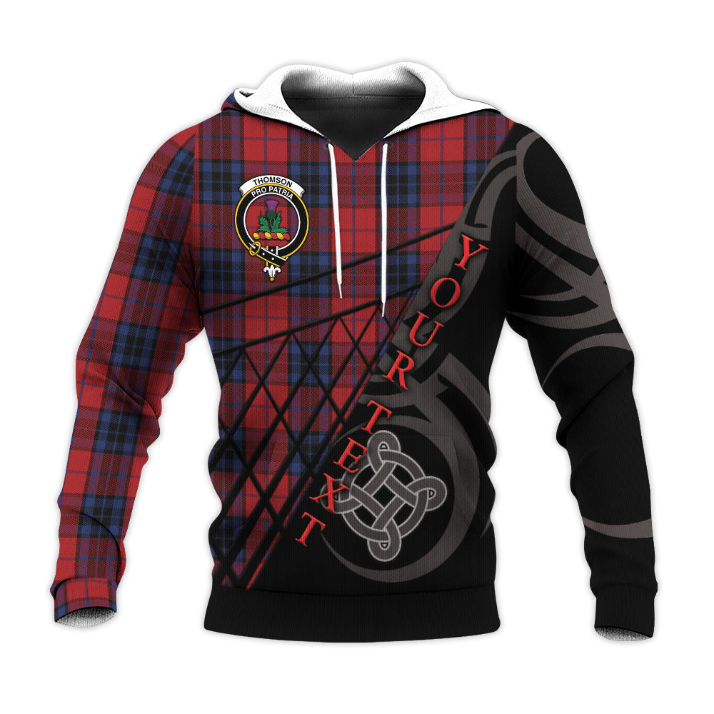 Printivon Thompson 02 Knitted Hoodie Pattern Celtic Custom Text