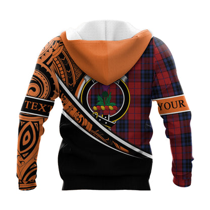 Printivon Thompson 02 Knitted Hoodie Pattern Polynesian Custom Text