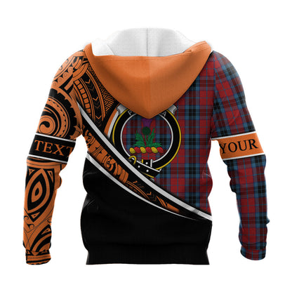Printivon Thompson 03 Knitted Hoodie Pattern Polynesian Custom Text