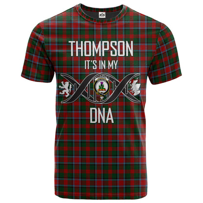 Printivon Thompson (Mackinlay) Clan DNA In Me Tartan Crest T Shirt
