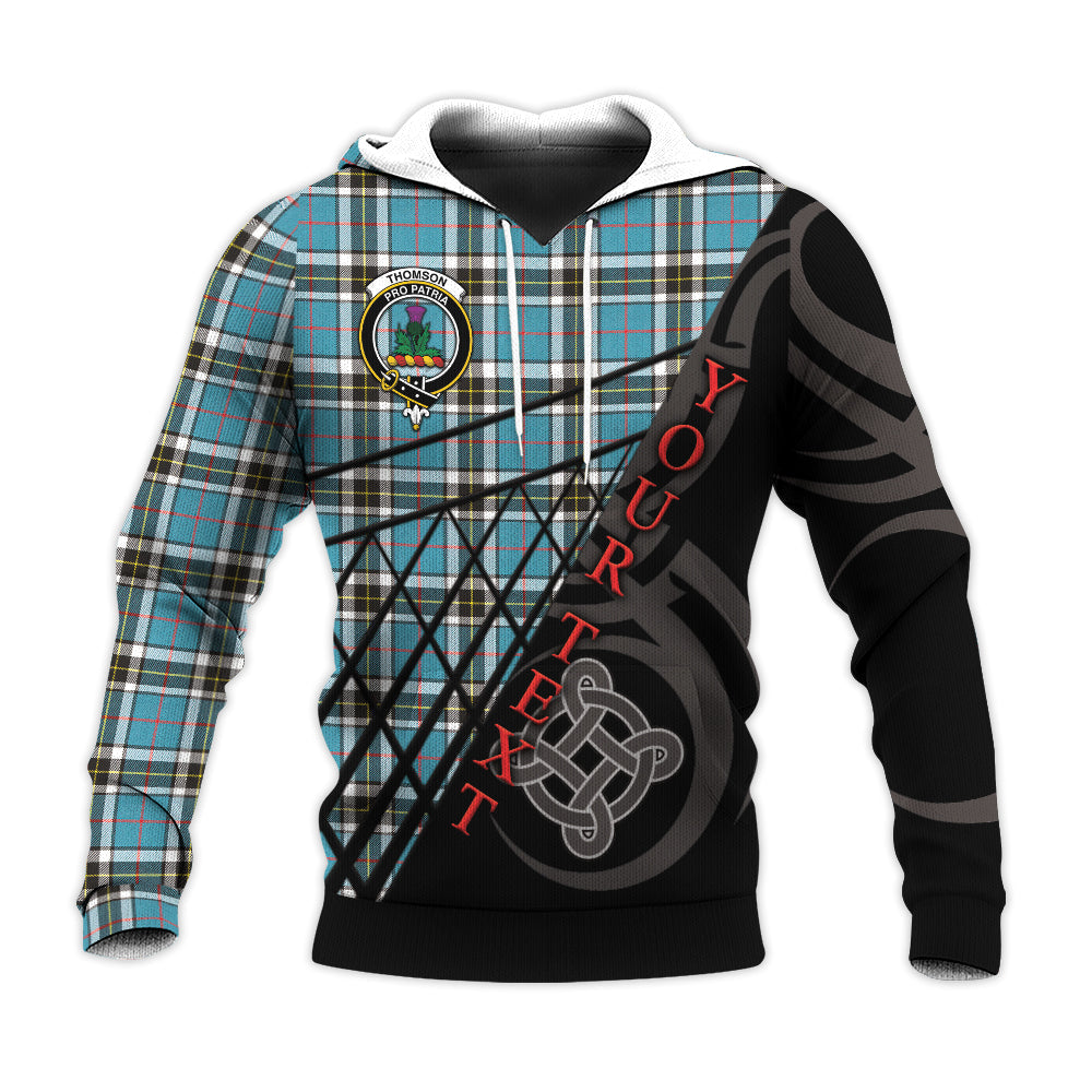 Printivon Thomson Knitted Hoodie Pattern Celtic Custom Text