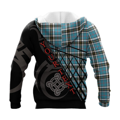 Printivon Thomson Knitted Hoodie Pattern Celtic Custom Text