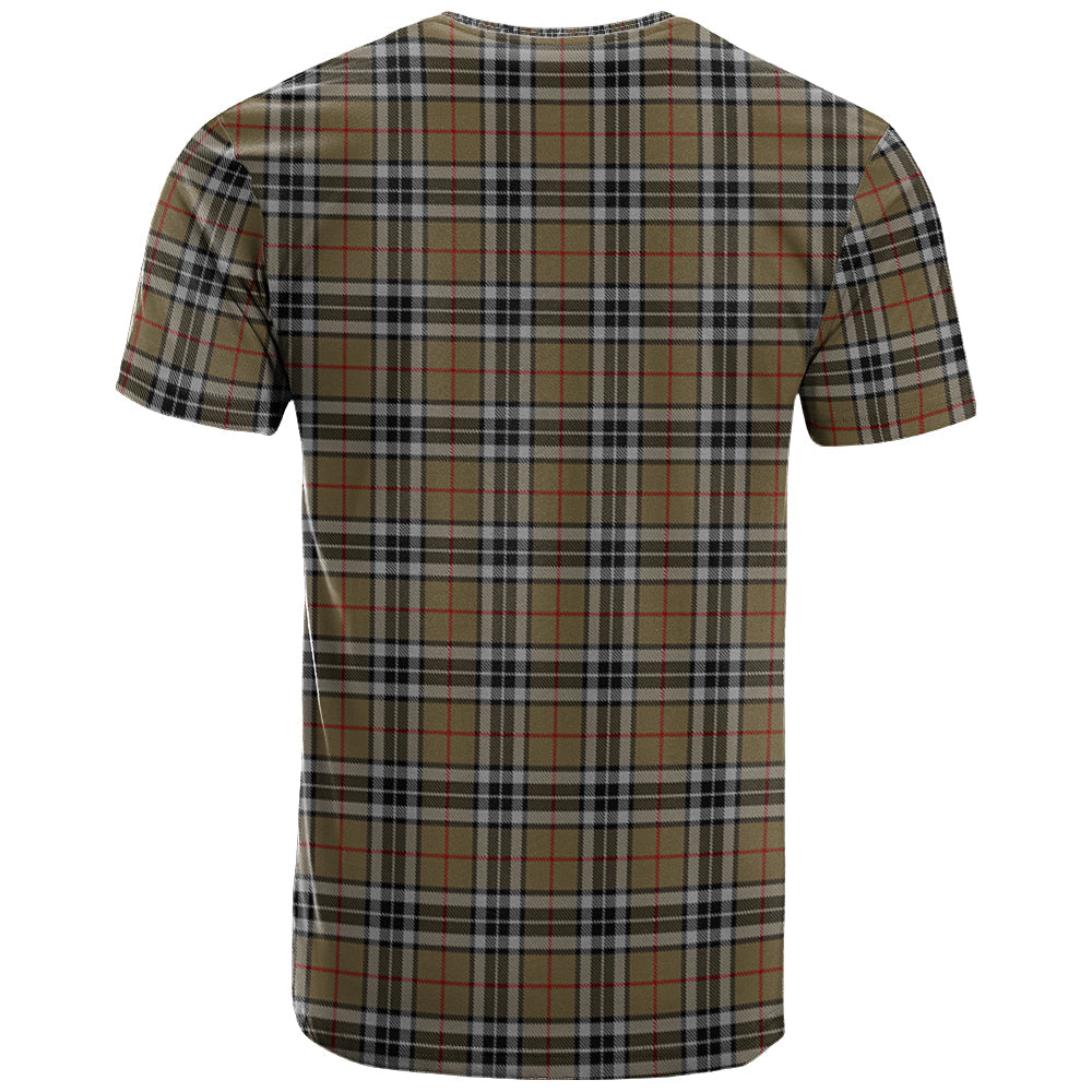 Printivon Thomson Camel Clan DNA In Me Tartan Crest T Shirt