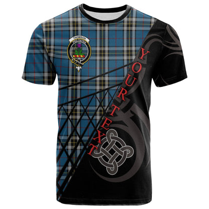 Printivon Thomson Dress Blue T Shirt Pattern Celtic 
