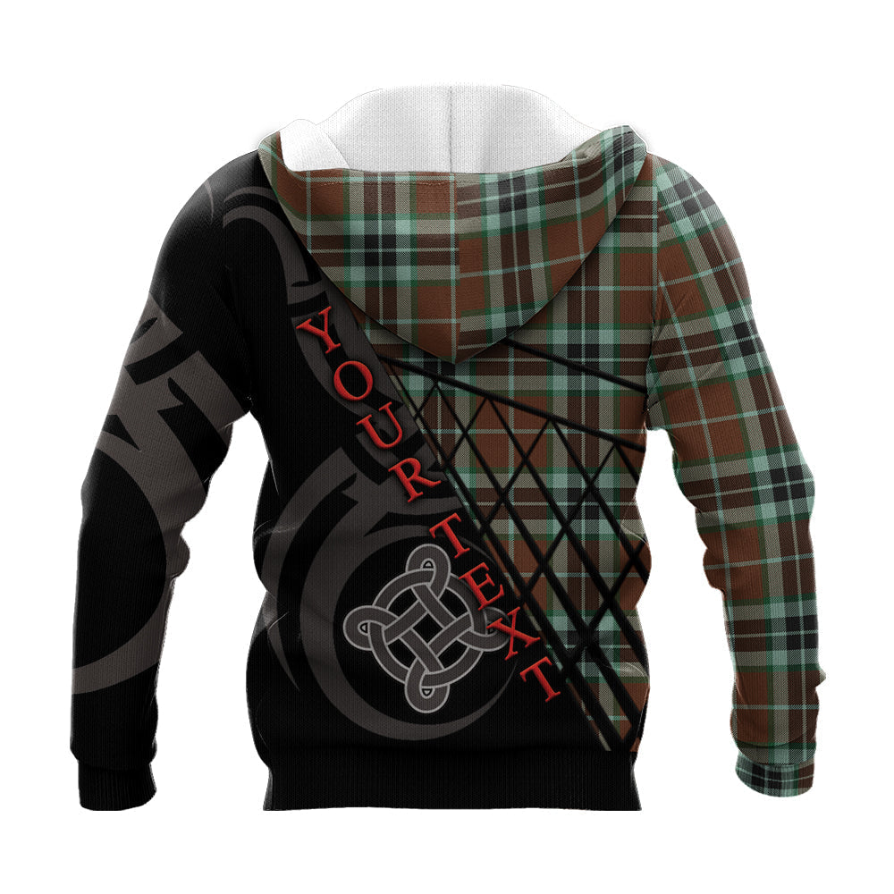 Printivon Thomson Hunting Modern Knitted Hoodie Pattern Celtic Custom Text