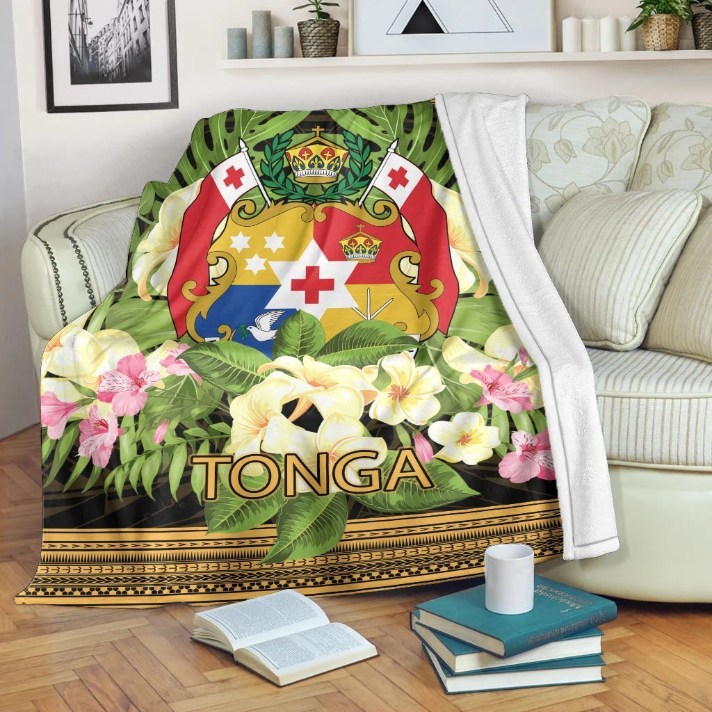 Tonga Premium Blanket Polynesian Gold Patterns Collection