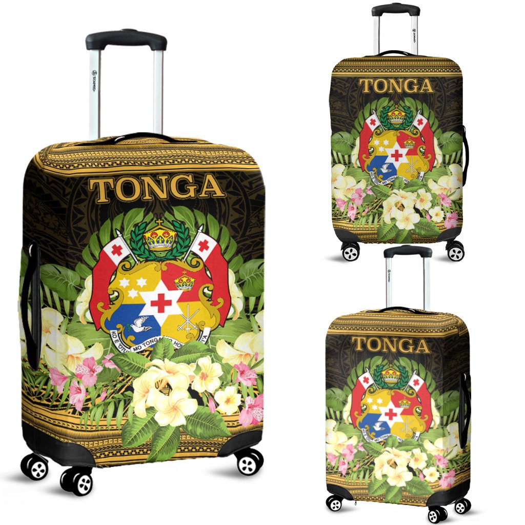 Tonga Luggage Covers Polynesian Gold Patterns Collection