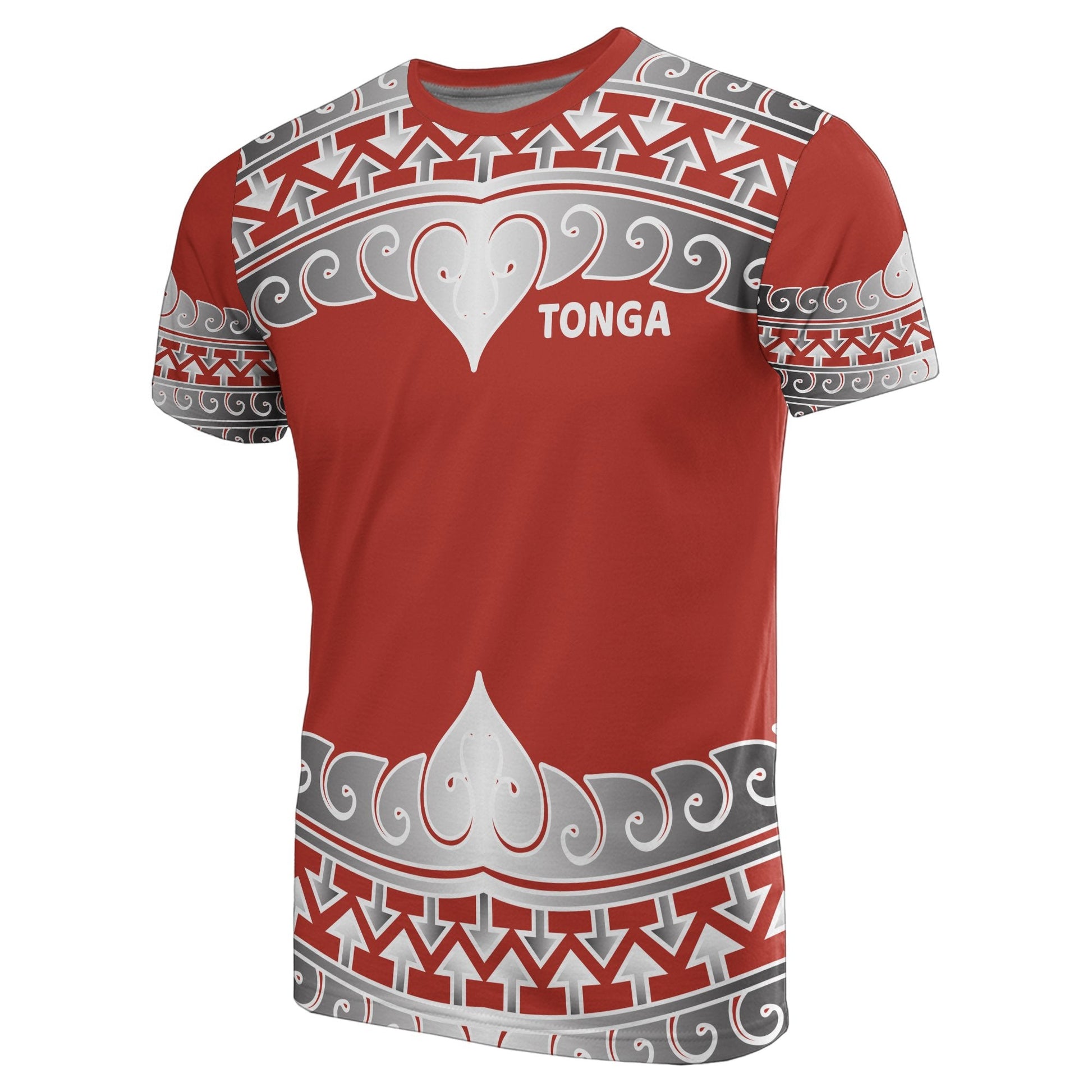 Tonga All Over T - Shirt - Tonga Wave Style