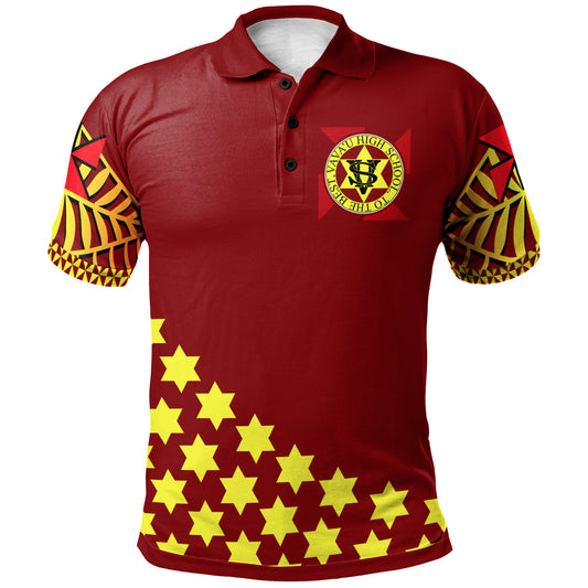 Tonga Polo Shirt - Tonga High School Tapa Tribal Pattern