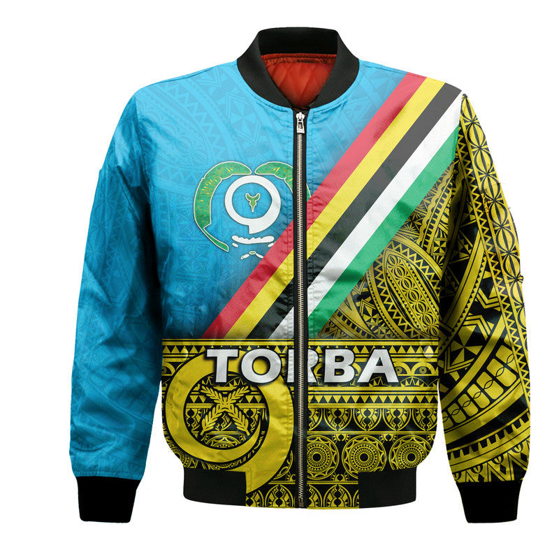 Vanuatu Torba Province Day Bomber Jacket Torba Flag Color Style