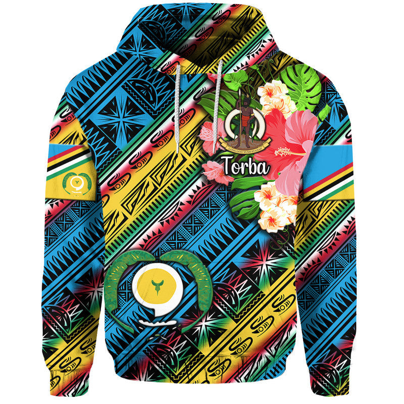 ( Personalised) Vanuatu Torba Zip Up And Pullover Hoodie Independence Be Proud
