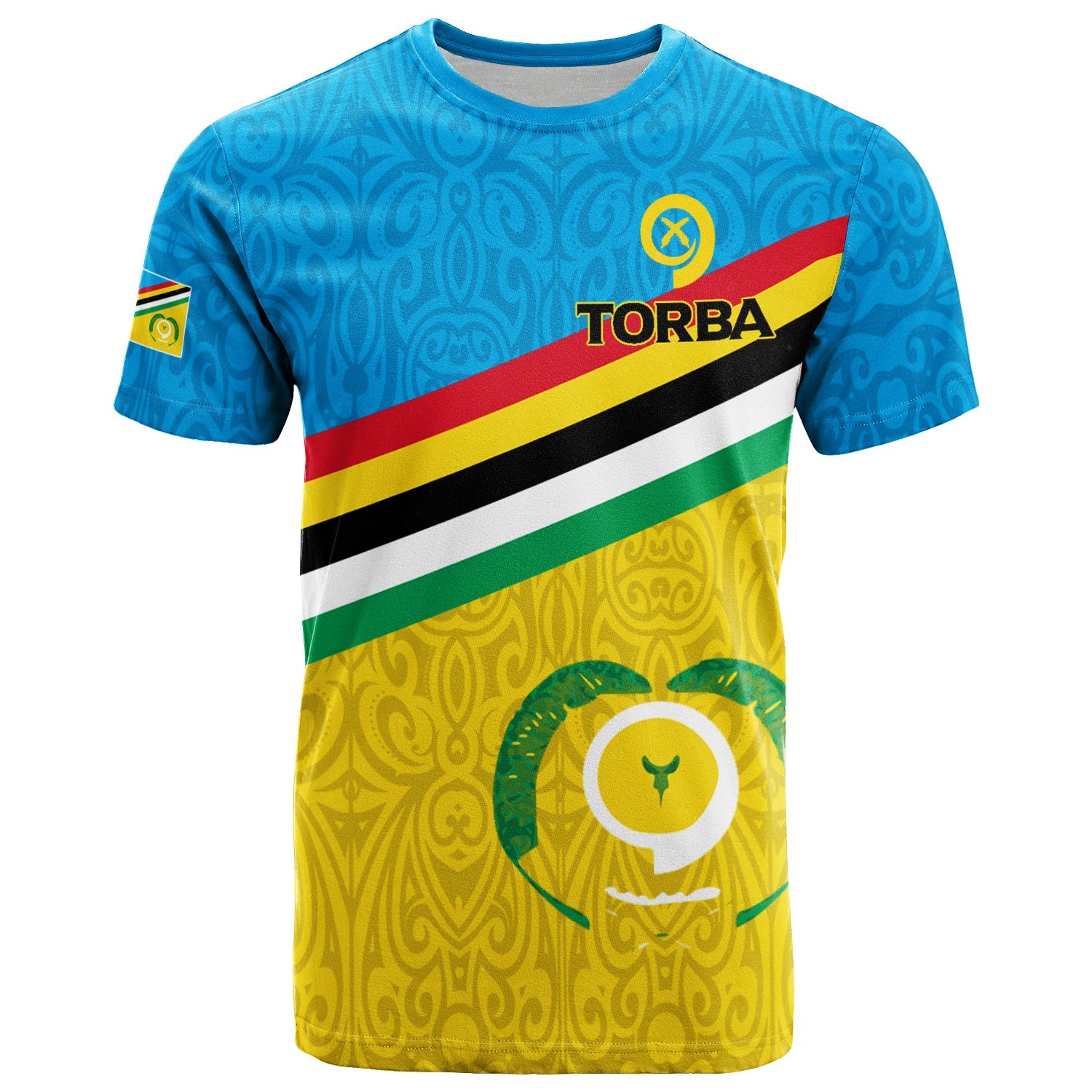 Vanuatu Torba Province T-Shirt Flag Style 2