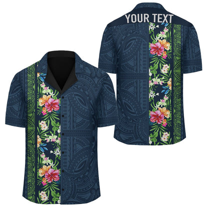 Personalized Hawaii Hibiscus Polynesia Hawaiian Shirt - Domi Style