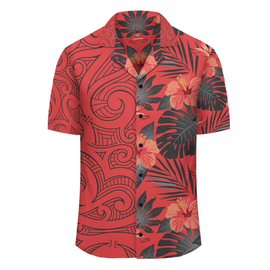 Personalized Hawaii Hibiscus Tropical Polynesian - Hawaiian Shirt - Melio Style