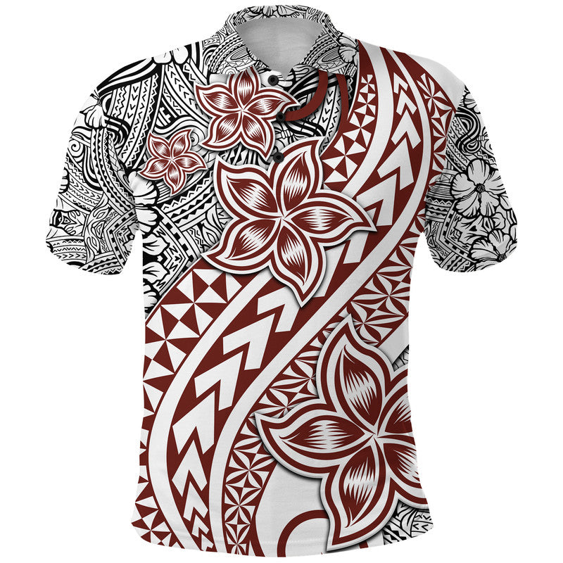 Traditional Polynesian Tribal Tattoo Retro Polo Shirt