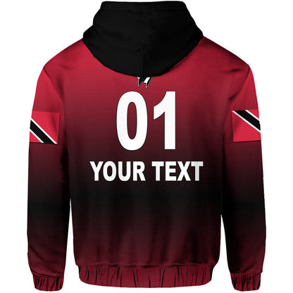 Custom Trinidad And Tobago Cricket Red Force Hoodie Original Style LT8