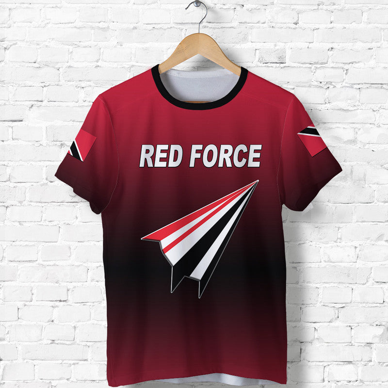 Custom Trinidad And Tobago Cricket Red Force T Shirt Original Style LT8