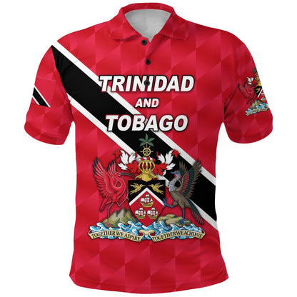 Happy Trinidad and Tobago Polo Shirt independence Day Red LT8