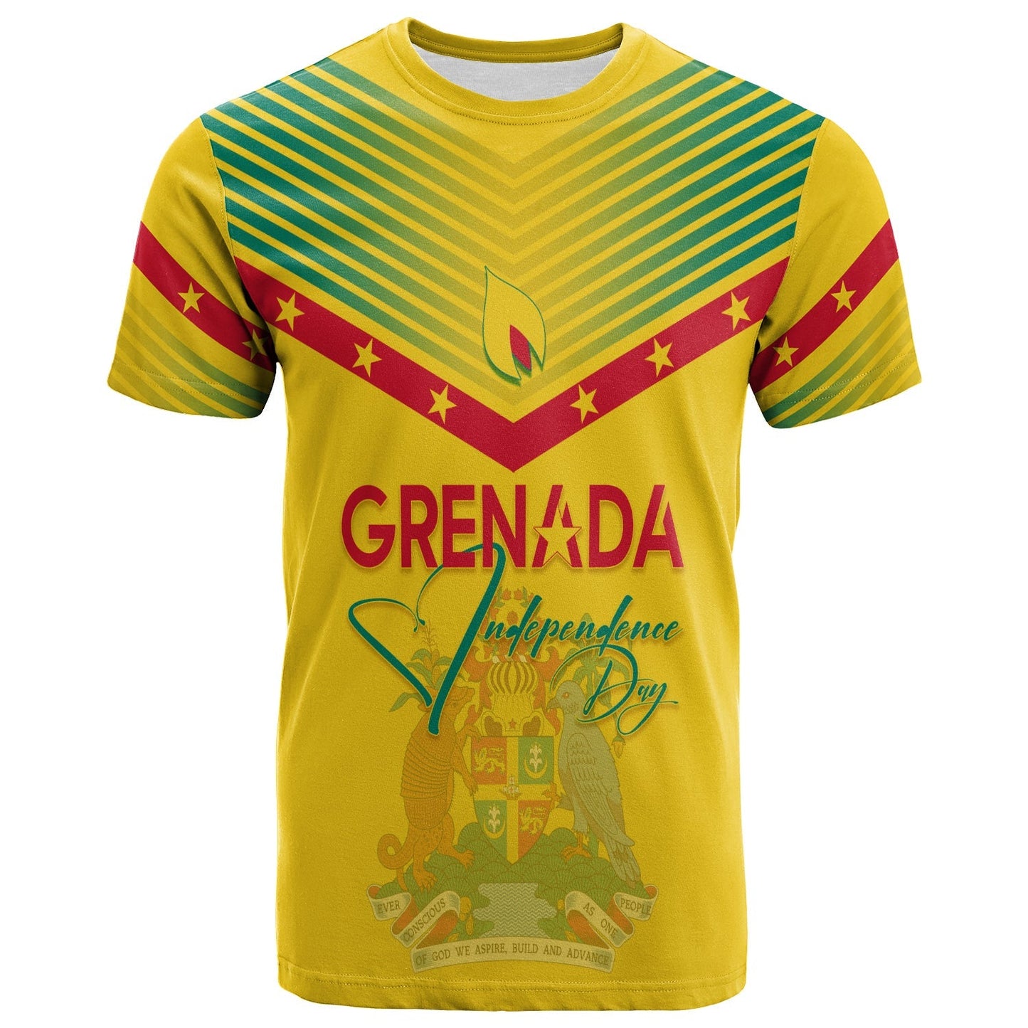 Grenada Independence Day T Shirt Geometric Style Ver 02