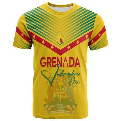 Grenada Independence Day T Shirt Geometric Style Ver 02