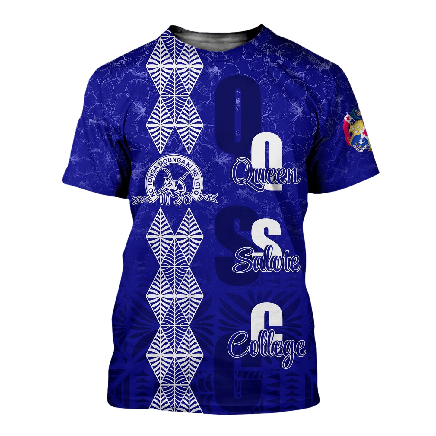 Tonga Kolisi Kuini Salote Hibiscus T Shirt Qsc Old Girls