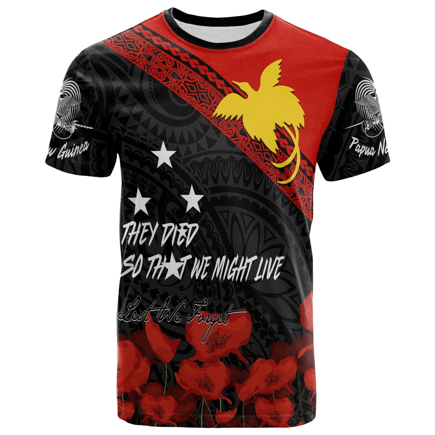 Papua New Guinea T Shirt Png Remembrance Day