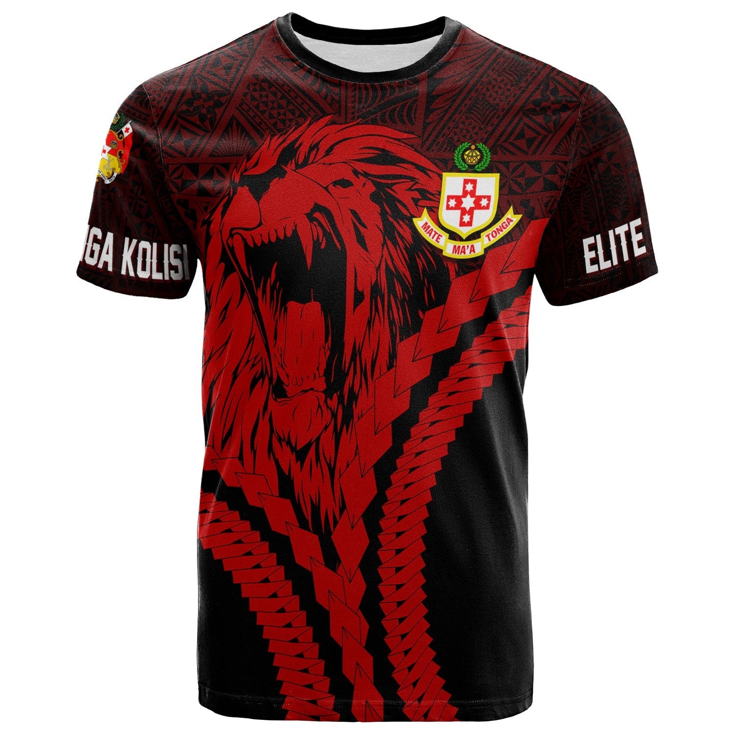 Kolisi Tonga 'Atele Personalised T Shirt Roaring Lion