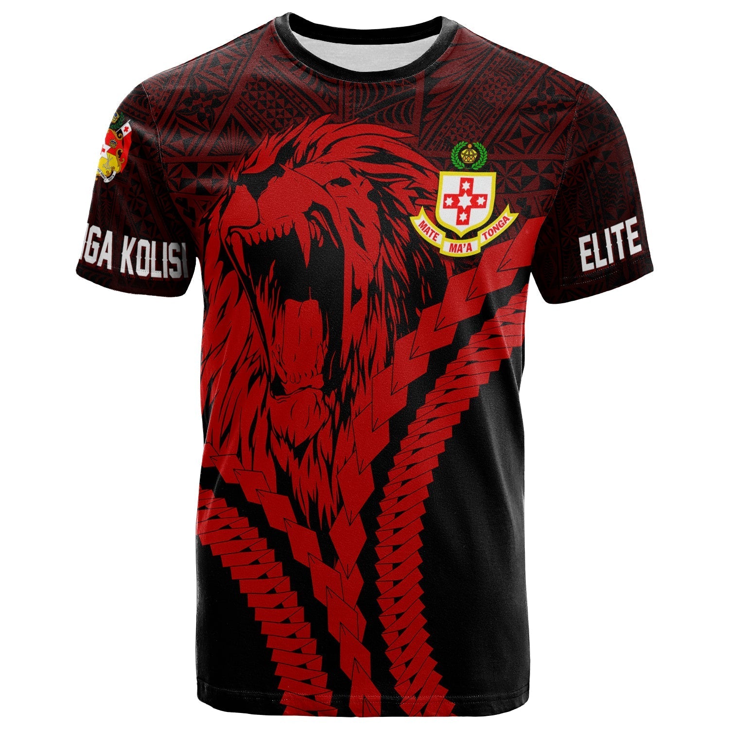 Kolisi Tonga 'Atele Personalised T Shirt Roaring Lion