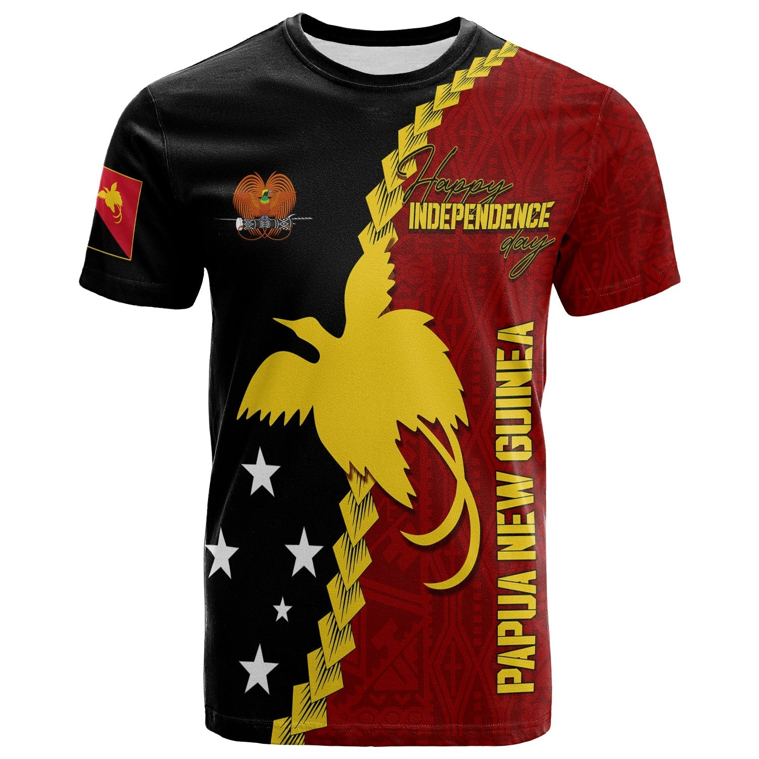 Personalised Papua New Guinea T Shirt 47Th Independence Anniversary - Motu Revareva