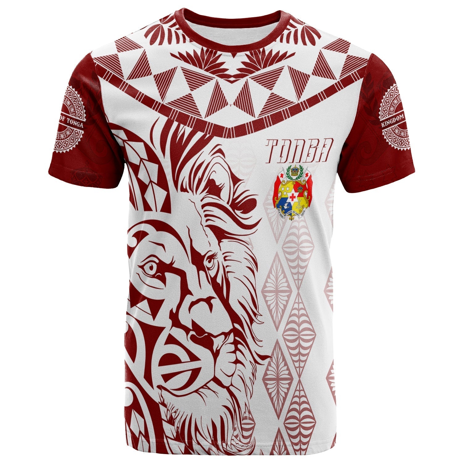 Tonga Personalised T Shirt Emancipation Day Lion Style