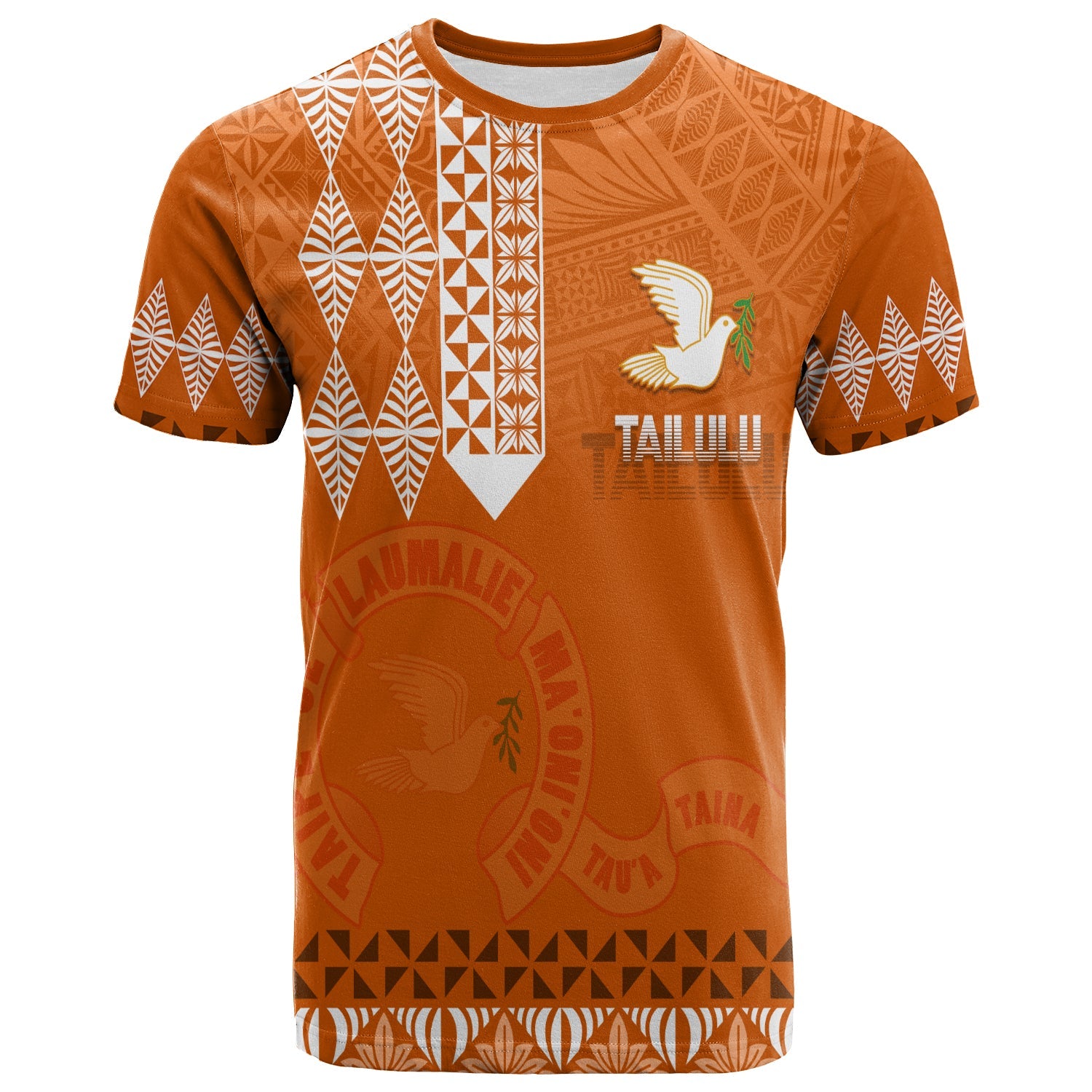 Tonga Kolisi Tailulu Ha'Apai T Shirt White Dove
