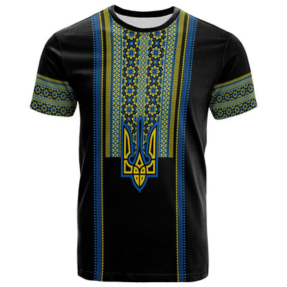 Ukraine Folk Patterns T Shirt Unity Day