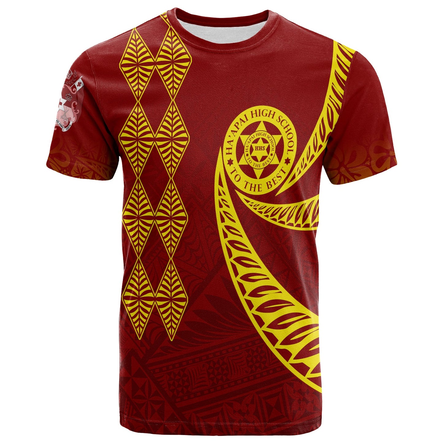 Tonga Ha'Apai High School T Shirt Hhs Polynesian Pattern Shirt