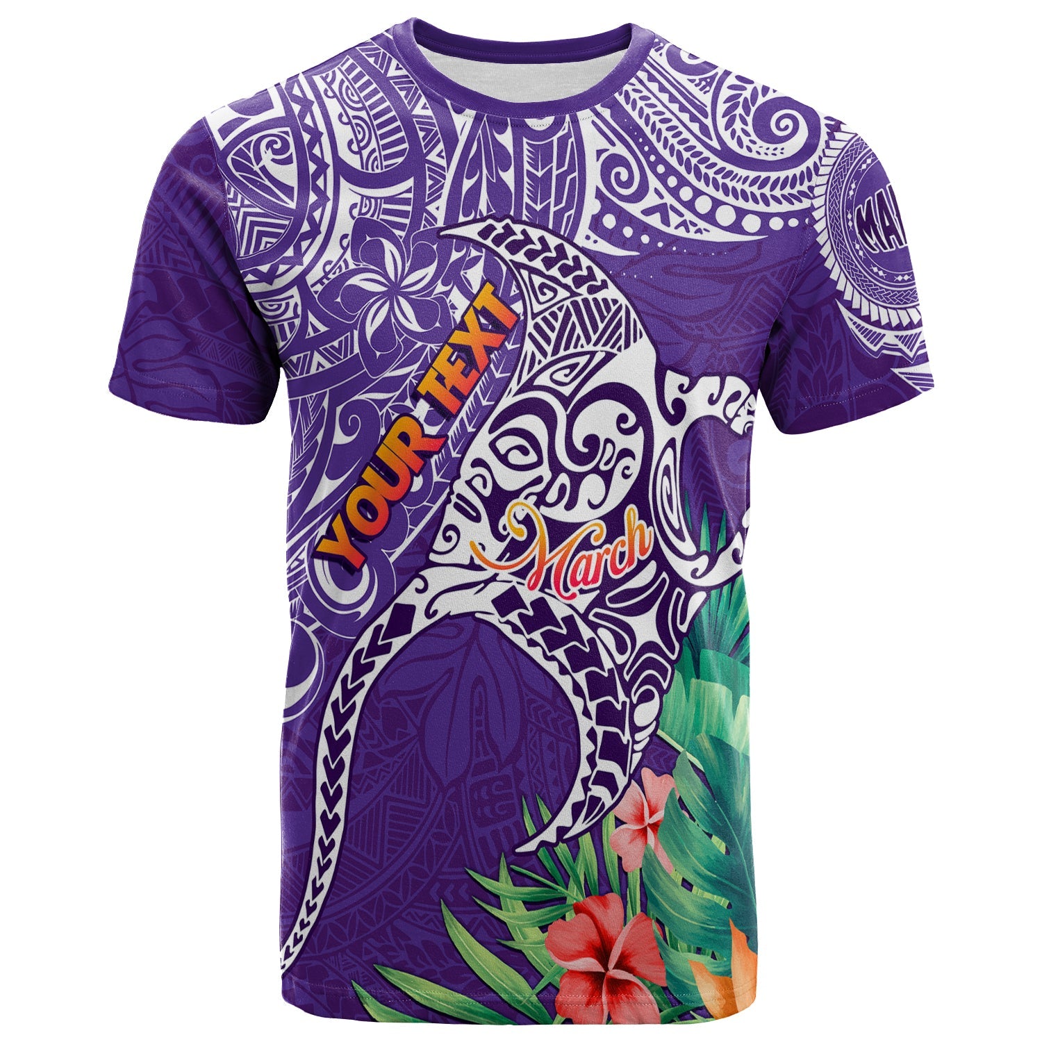(Custom Personalised) Polynesian Birthday T Shirt Legends Are Born In March