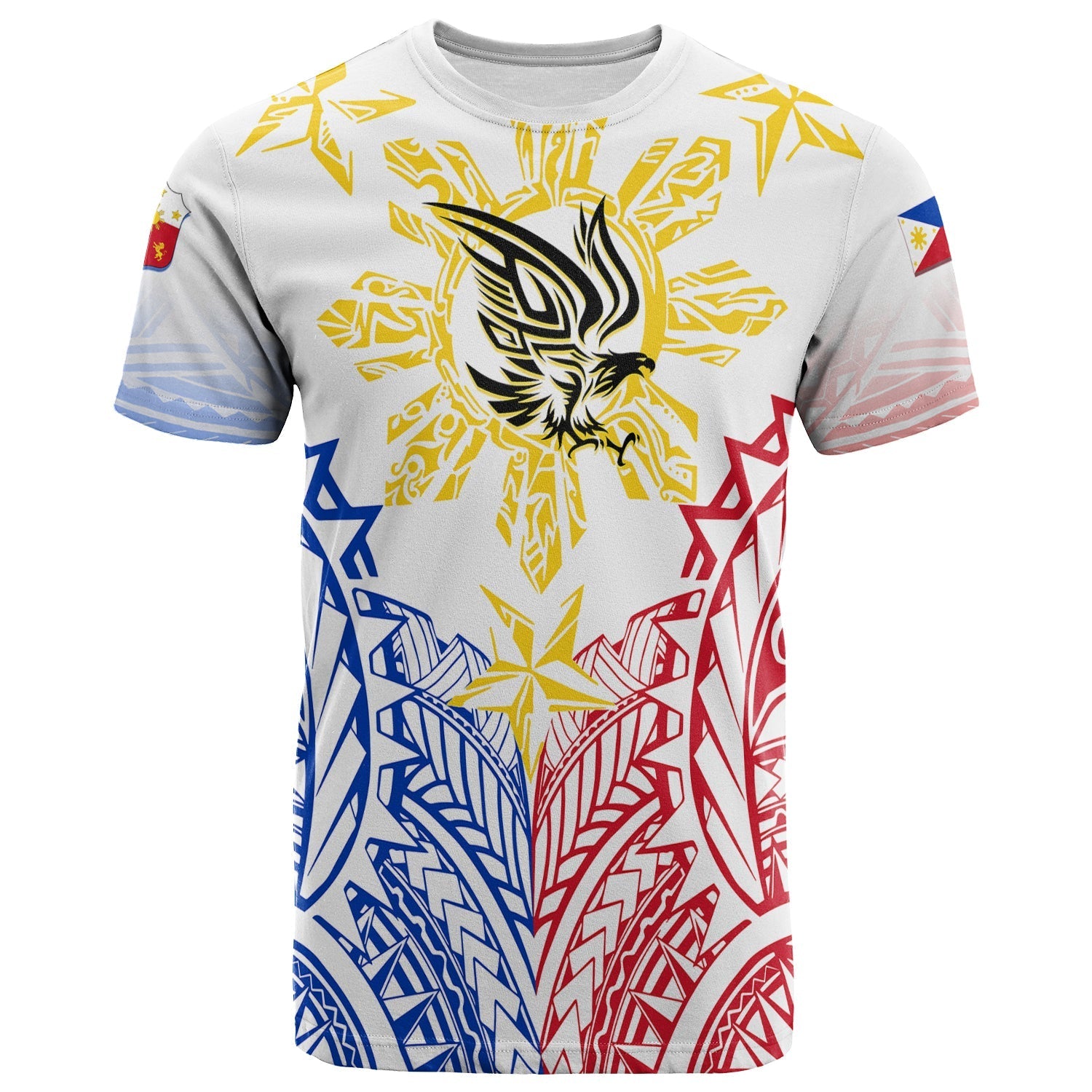 Philippines Personalised T Shirt Filipino Sun With Eagle