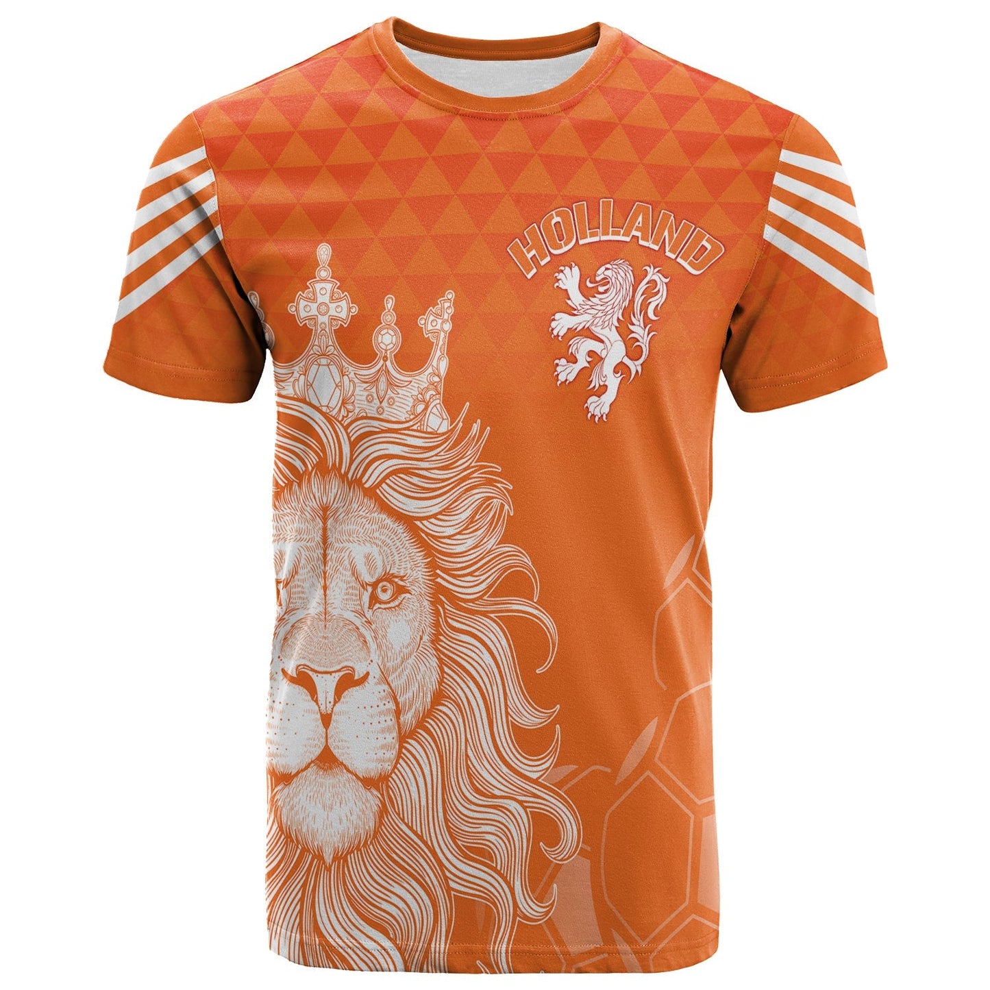 Personalised Netherlands World Cup 2022 T Shirt Oranje Lions