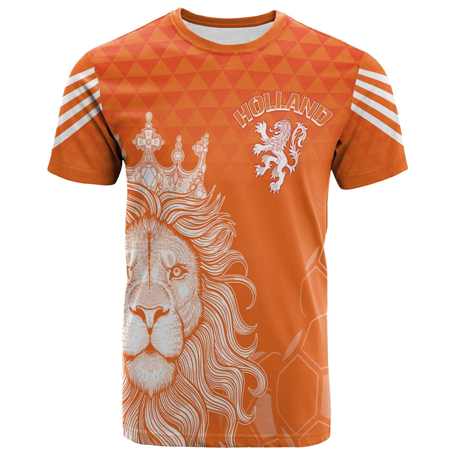 Personalised Netherlands World Cup 2022 T Shirt Oranje Lions